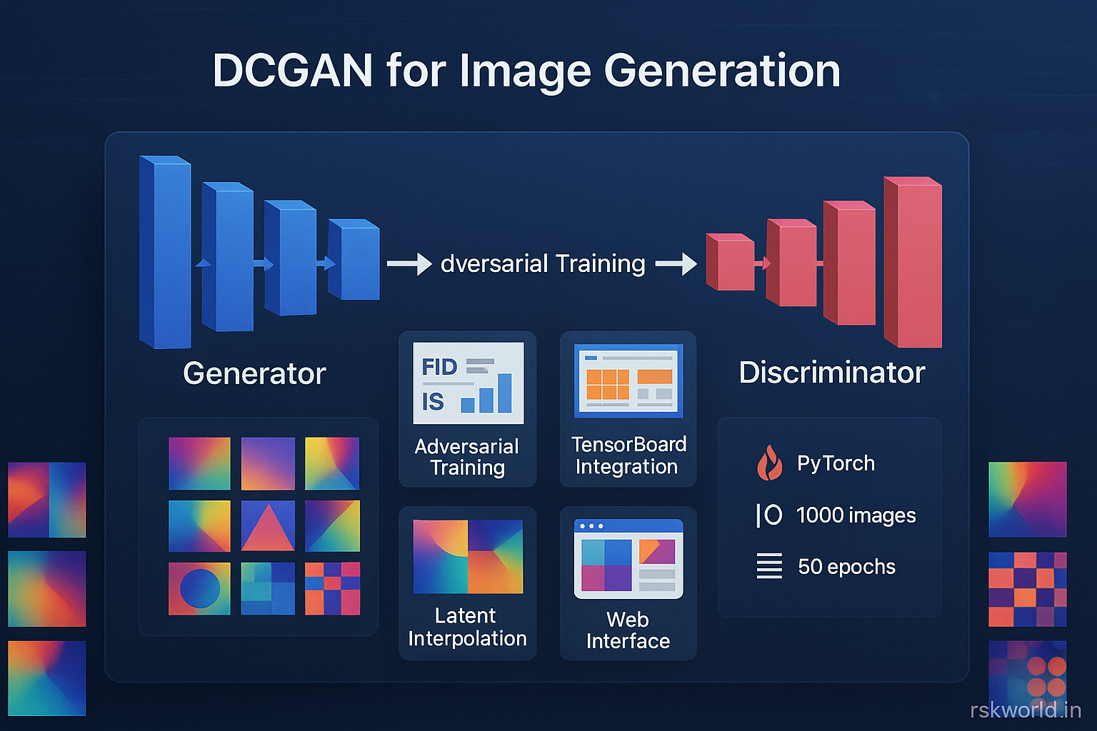 DCGAN for Image Generation - rskworld.in
