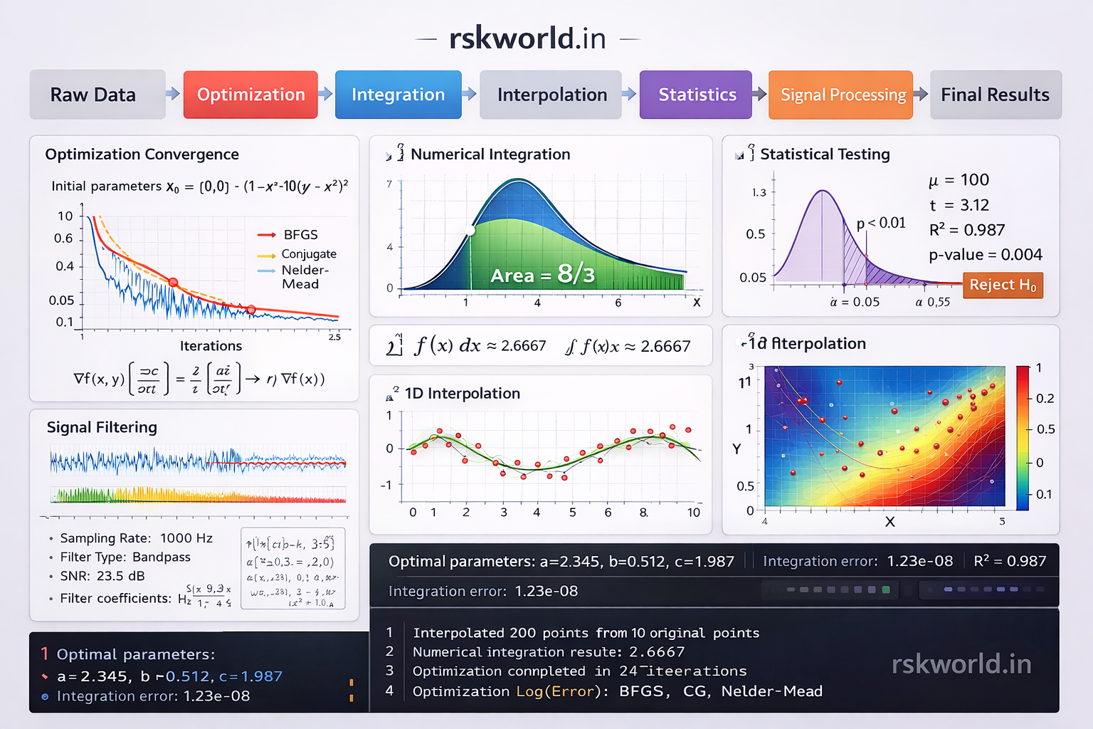 RSK World - SciPy Scientific Computing Guide | Python | SciPy ...