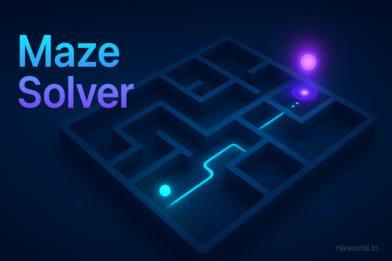 RSK World - Premium 3D Maze Solver HTML5 Game Source Code | Advanced A* ...
