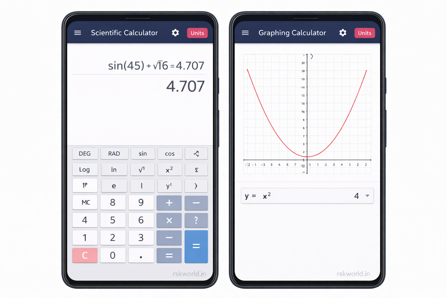 RSK World - Android Calculator | Native Android Calculator App | Java ...