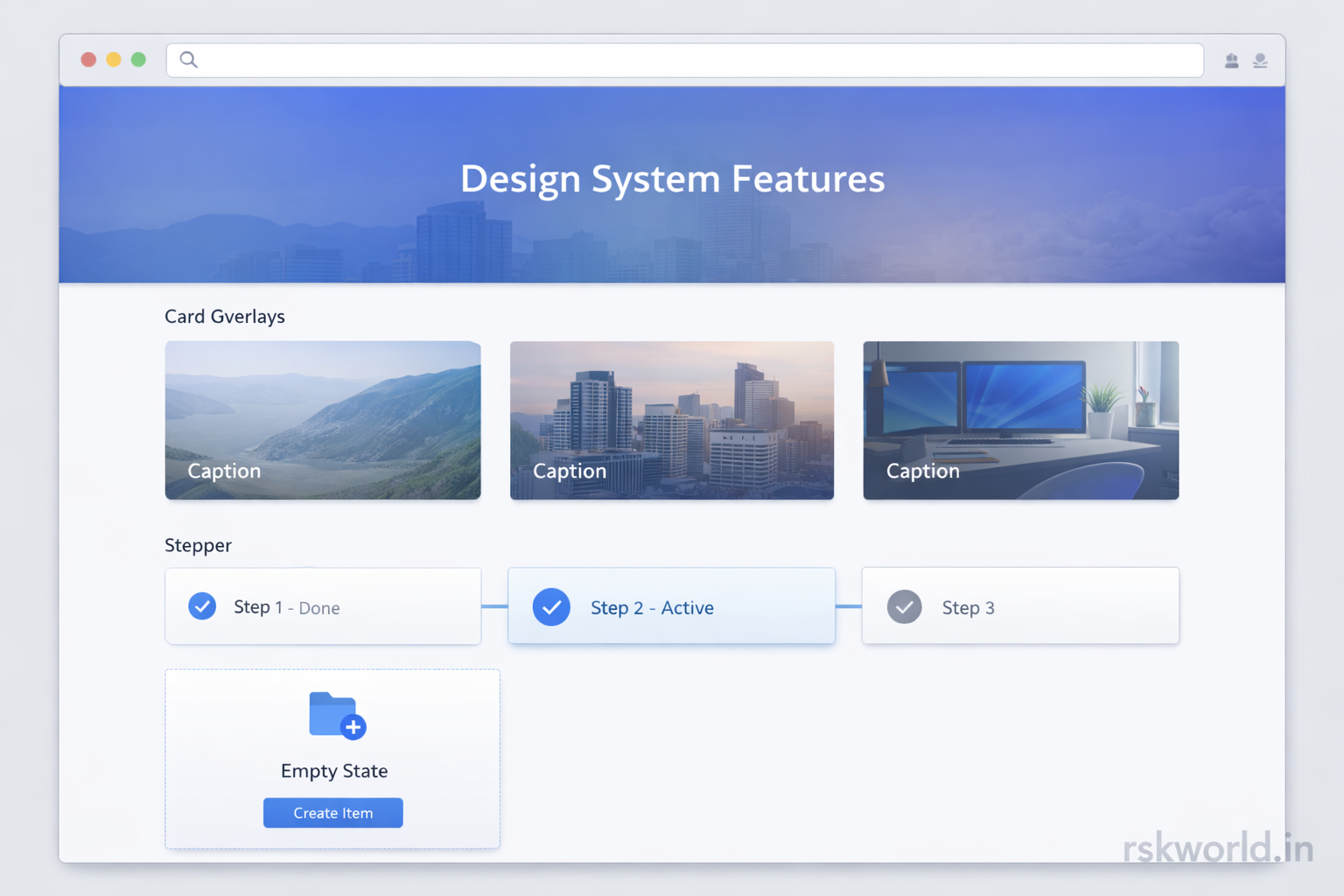 RSK World - Responsive Design System | CSS Framework | Components ...