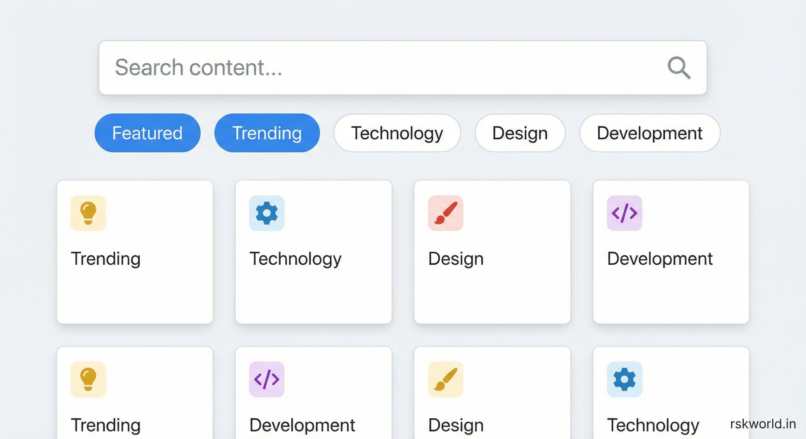 RSK World - Infinite Scroll Demo | Lazy Loading, Themes, Search ...